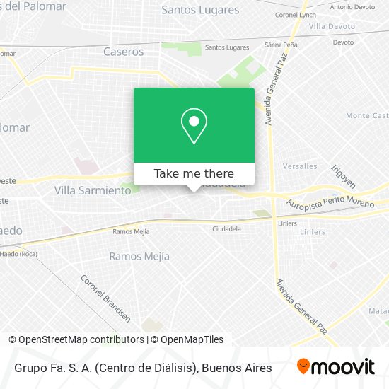 Grupo Fa. S. A. (Centro de Diálisis) map