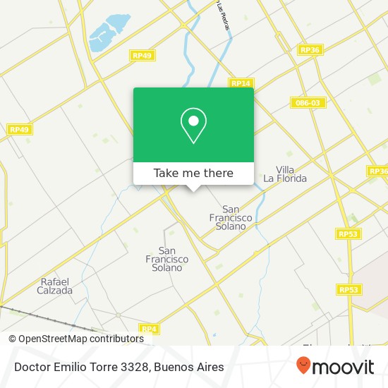 Mapa de Doctor Emilio Torre 3328