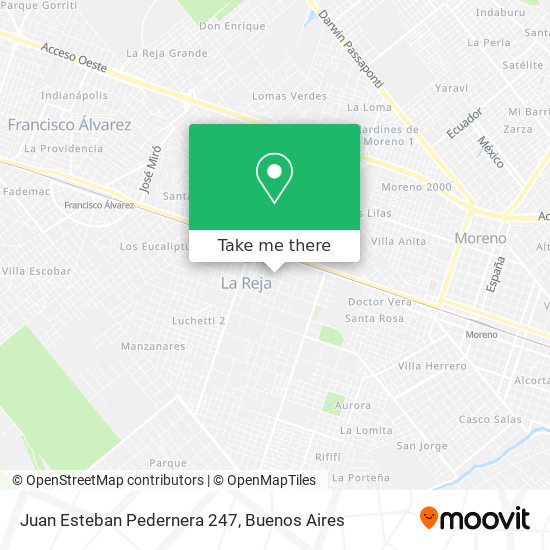 Mapa de Juan Esteban Pedernera 247