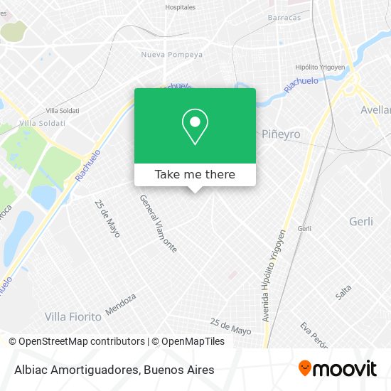 Albiac Amortiguadores map