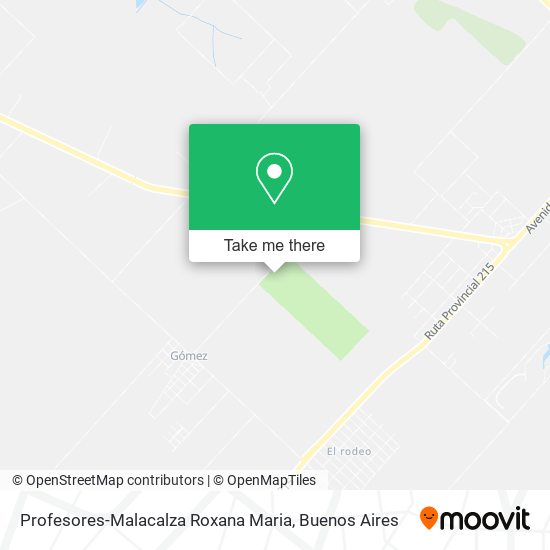 Profesores-Malacalza Roxana Maria map