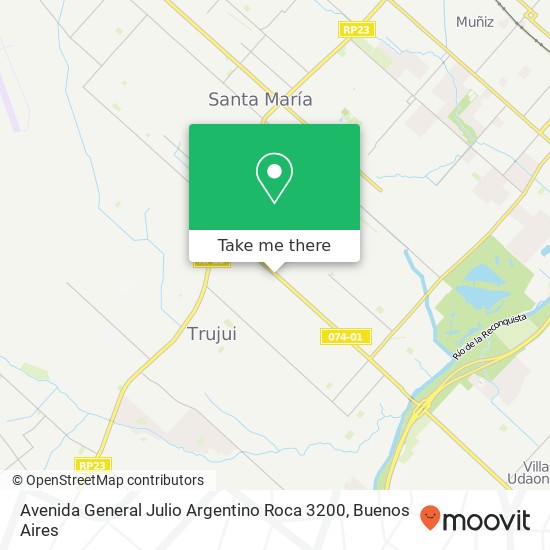 Mapa de Avenida General Julio Argentino Roca 3200