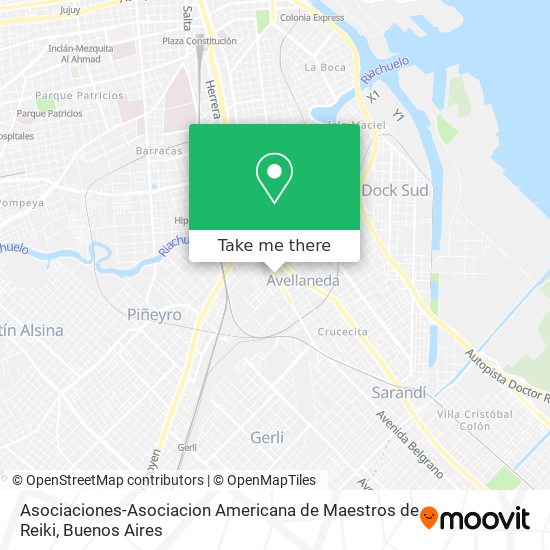 Asociaciones-Asociacion Americana de Maestros de Reiki map