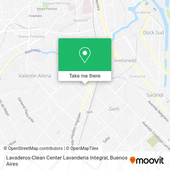 Mapa de Lavaderos-Clean Center Lavanderia Integral