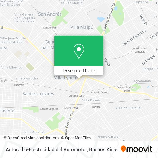 Autoradio-Electricidad del Automotor map