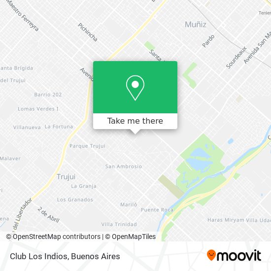 Club Los Indios map