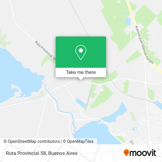 Ruta Provincial 58 map