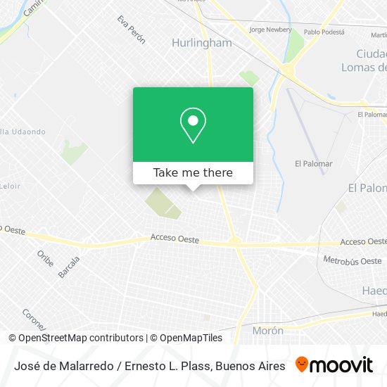 José de Malarredo / Ernesto L. Plass map