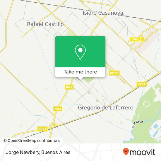 Jorge Newbery map