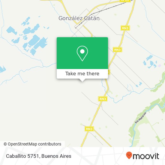 Caballito 5751 map