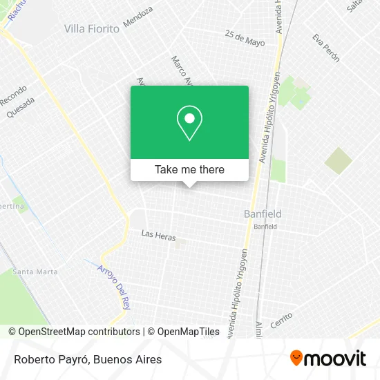 Mapa de Roberto Payró