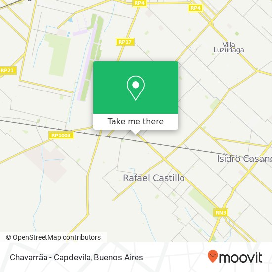Chavarrã­a - Capdevila map