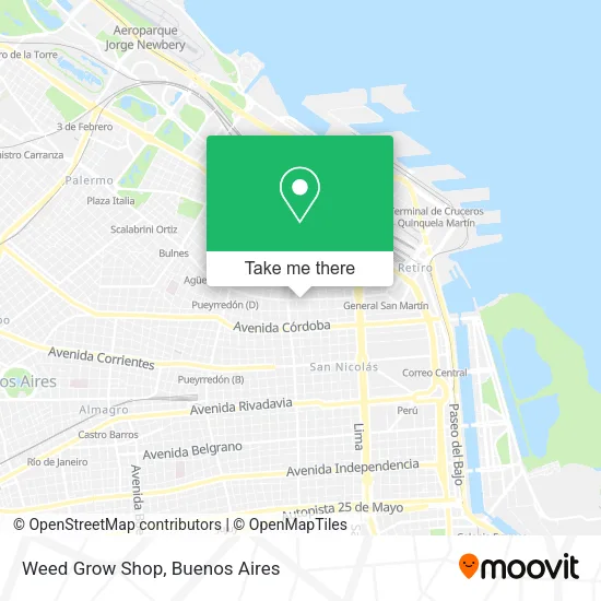 Mapa de Weed Grow Shop