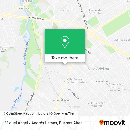 Miguel Ángel / Andrés Lamas map