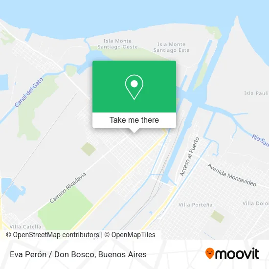 Mapa de Eva Perón / Don Bosco