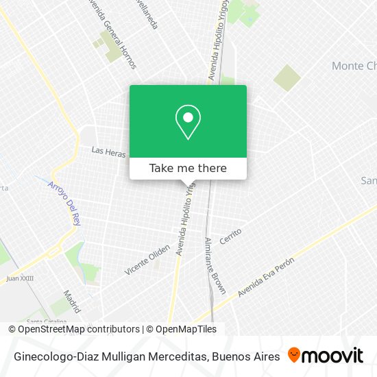 Ginecologo-Diaz Mulligan Merceditas map