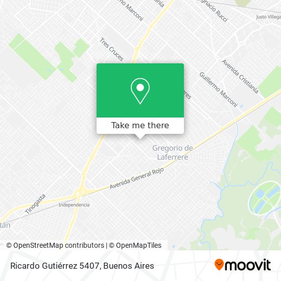 Ricardo Gutiérrez 5407 map