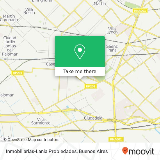 Inmobiliarias-Lania Propiedades map