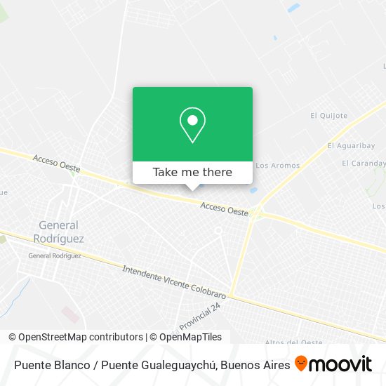 Puente Blanco / Puente Gualeguaychú map