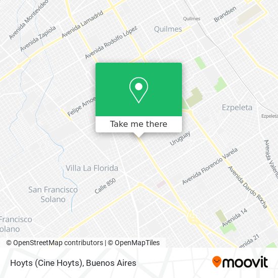 Hoyts (Cine Hoyts) map