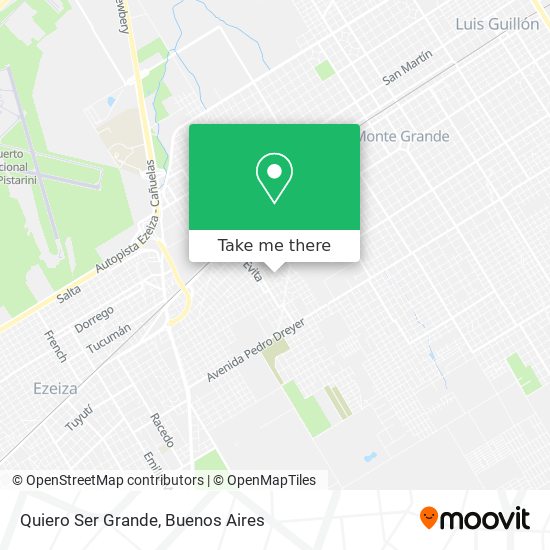 Quiero Ser Grande map