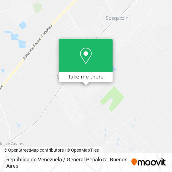 Mapa de República de Venezuela / General Peñaloza
