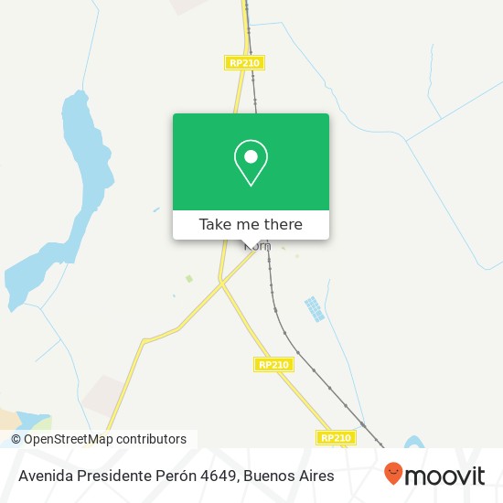 Avenida Presidente Perón 4649 map