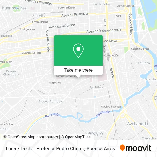 Mapa de Luna / Doctor Profesor Pedro Chutro