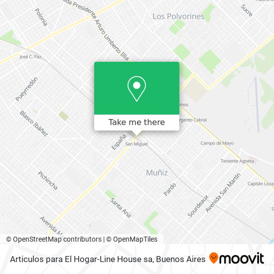 Articulos para El Hogar-Line House sa map