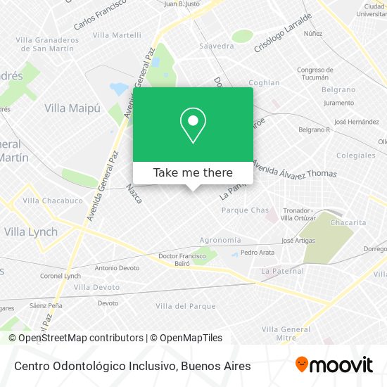 Centro Odontológico Inclusivo map