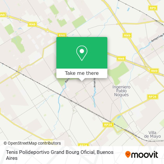 Tenis Polideportivo Grand Bourg Oficial map