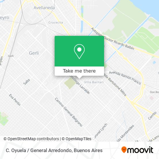 C. Oyuela / General Arredondo map