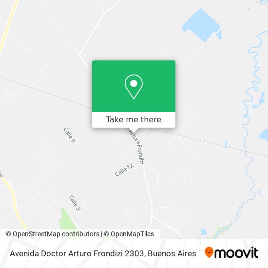Avenida Doctor Arturo Frondizi 2303 map