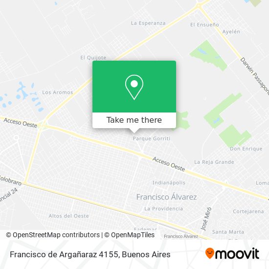 Mapa de Francisco de Argañaraz 4155