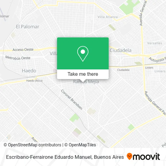 Mapa de Escribano-Ferrairone Eduardo Manuel