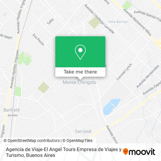 Agencia de Viaje-El Angel Tours Empresa de Viajes y Turismo map