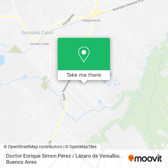 Doctor Enrique Simon Pérez / Lázaro de Venialbo map