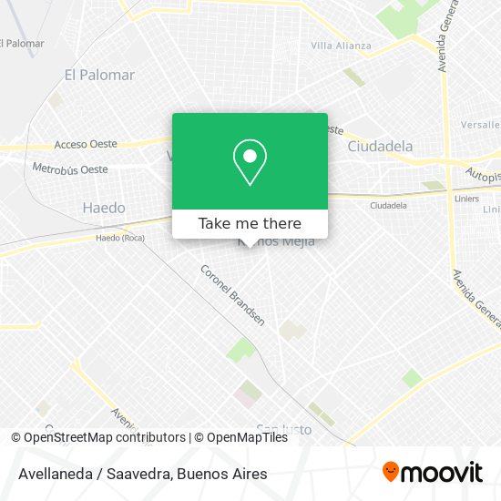 Avellaneda / Saavedra map