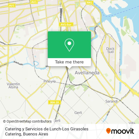 Catering y Servicios de Lunch-Los Girasoles Catering map