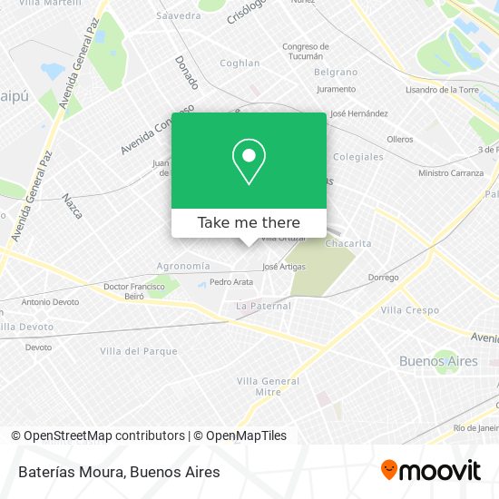 Baterías Moura map