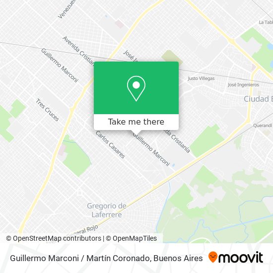 Mapa de Guillermo Marconi / Martín Coronado