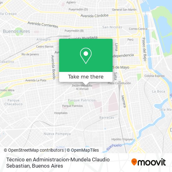 Técnico en Administracion-Mundela Claudio Sebastian map