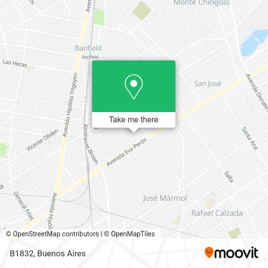 Mapa de B1832