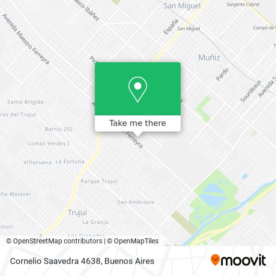 Cornelio Saavedra 4638 map