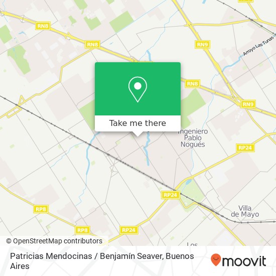 Patricias Mendocinas / Benjamín Seaver map