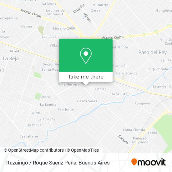 Ituzaingó / Roque Sáenz Peña map