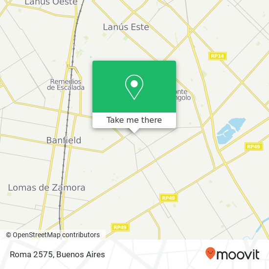 Roma 2575 map