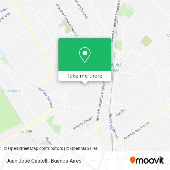 Juan José Castelli map