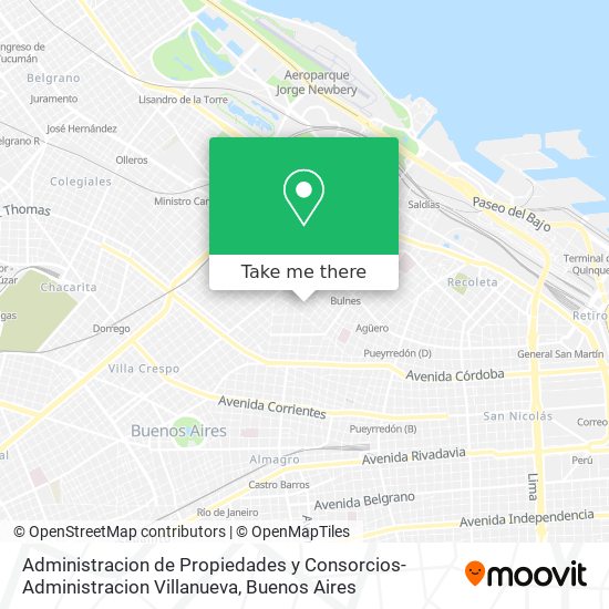 Administracion de Propiedades y Consorcios-Administracion Villanueva map