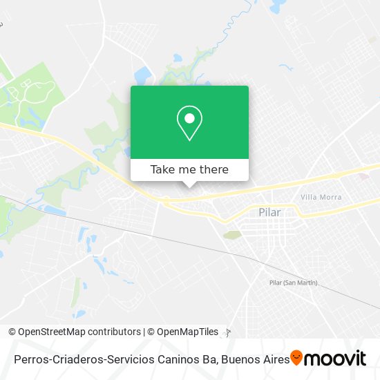 Mapa de Perros-Criaderos-Servicios Caninos Ba